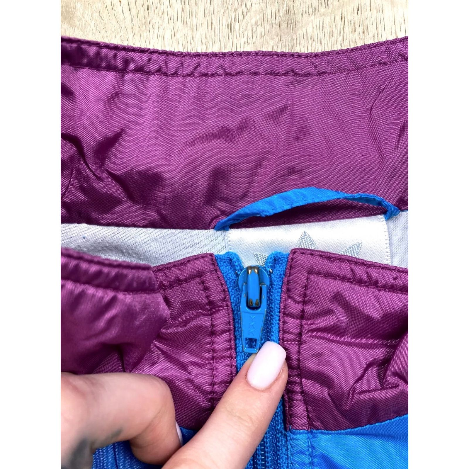 Adidas ADIDAS Track Jacket Track Pants 90s Vintage Mens Nylon XL Blue Tracksuit Mens 90s Size 46R - 5 Thumbnail