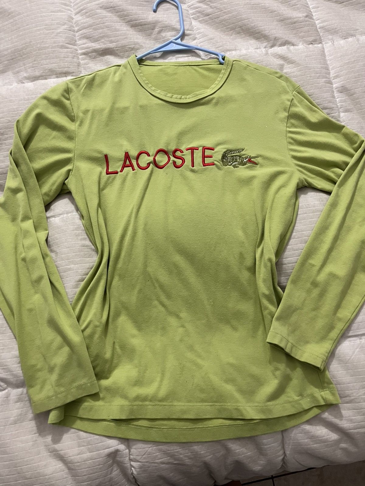 Lacoste Vintage Lacoste Long sleeve Shirt Size M / US 6-8 / IT 42-44 - 1 Thumbnail