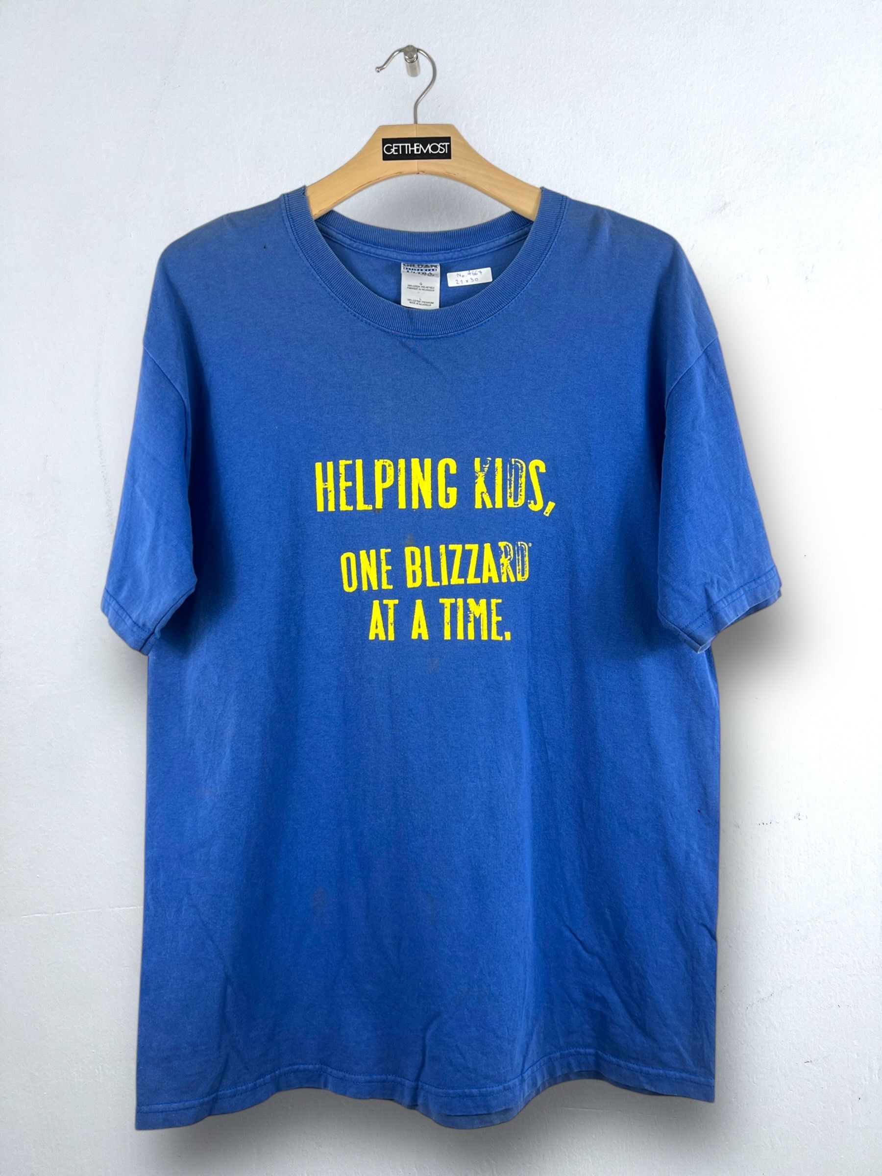 Vintage No.4667 Vintage Graphic Dairy Queen Campaign Promo Tee (L) Size US L / EU 52-54 / 3 - 2 Thumbnail