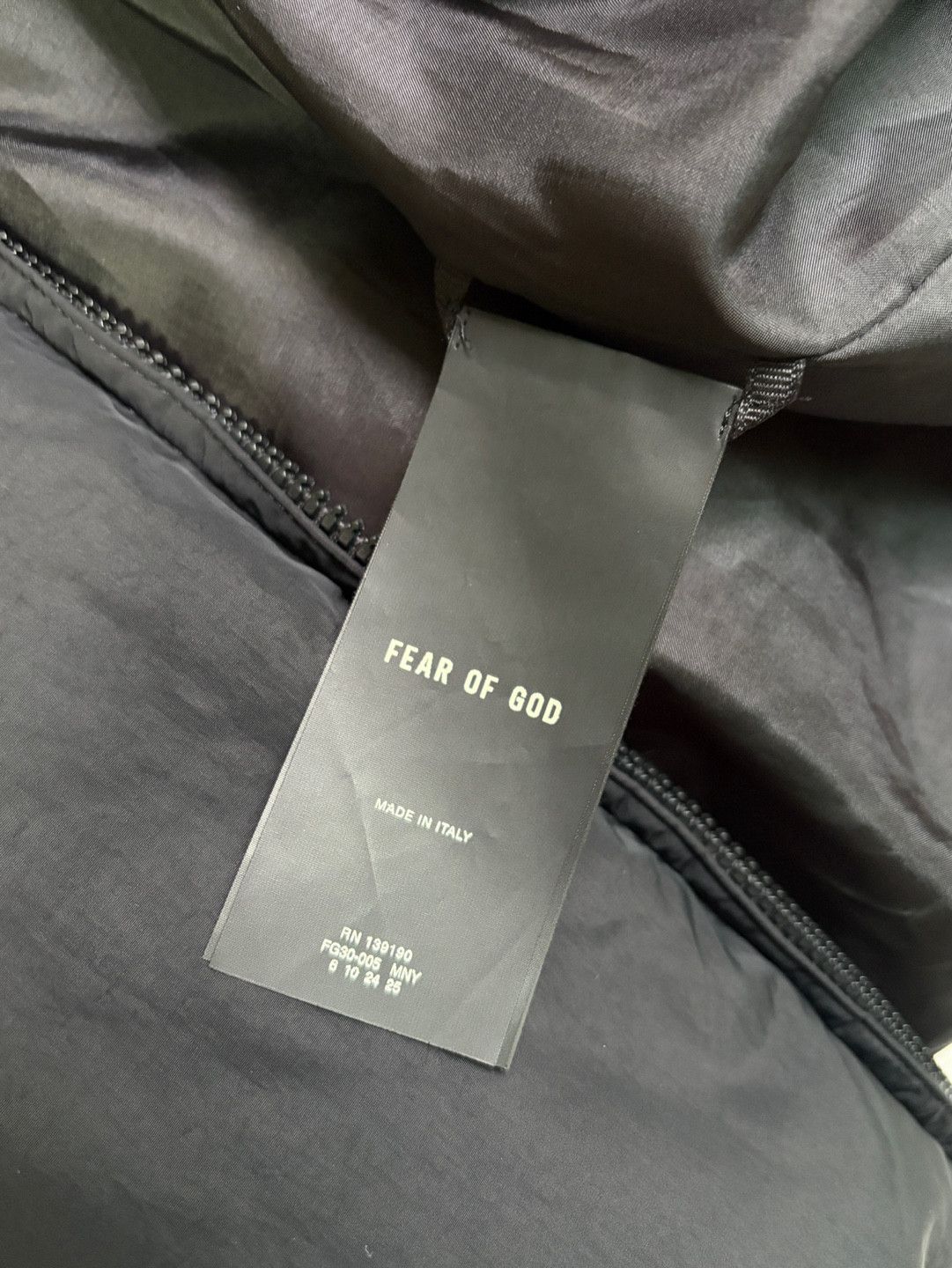 Fear of God Black Downfilled Puffer Jacket 7th Eternal civil 8th zegna Size US L / EU 52-54 / 3 - 10 Thumbnail