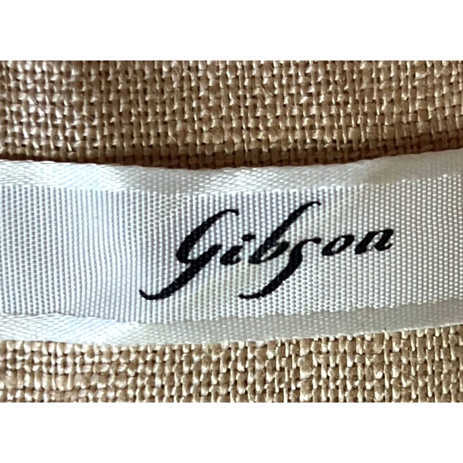 Vintage Gibson Blazer Jacket Beige XS Womens Linen Single-Breasted Shawl Collar 100% Linen Size XS / US 0-2 / IT 36-38 - 7 Thumbnail