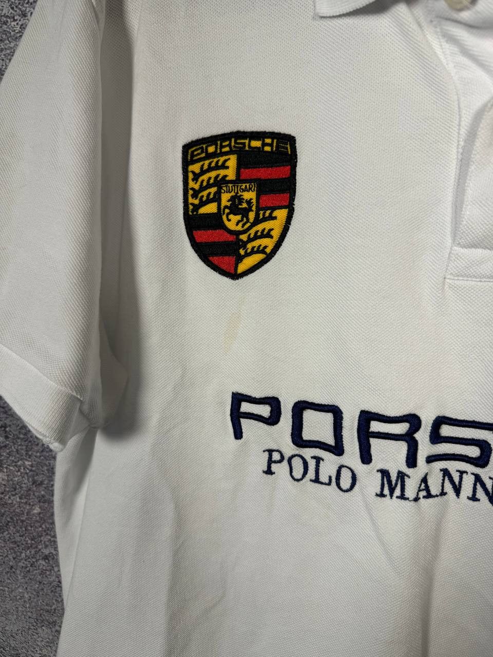 La Martina La Martina Porsche White Polo Men's Rugby Team Big Printed Size US XXL / EU 58 / 5 - 8 Thumbnail