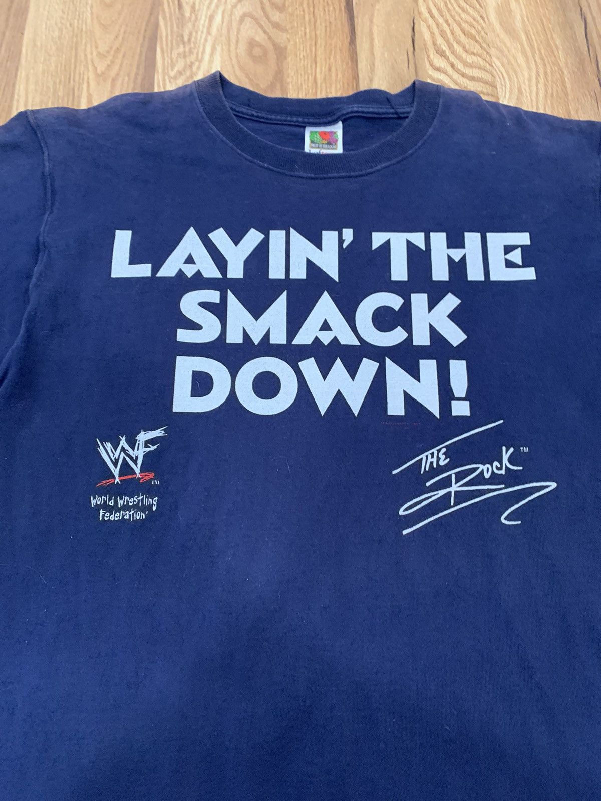 Vintage × WWF 1998 The Rock ‘Layin The Smack Down’ Shirt Size US L / EU 52-54 / 3 - 2 Thumbnail