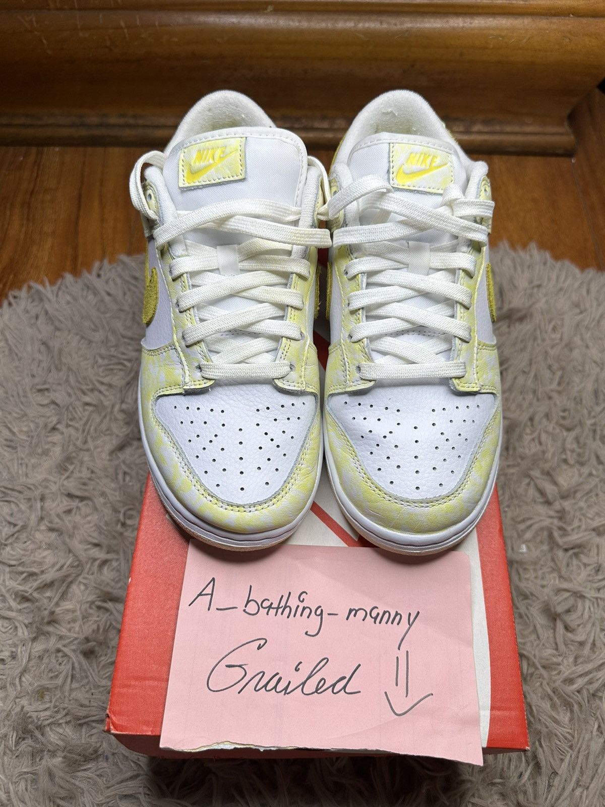 Nike Nike dunk low “yellow strike” ( size 7 w ) Size US 7 / IT 37 - 1 Thumbnail