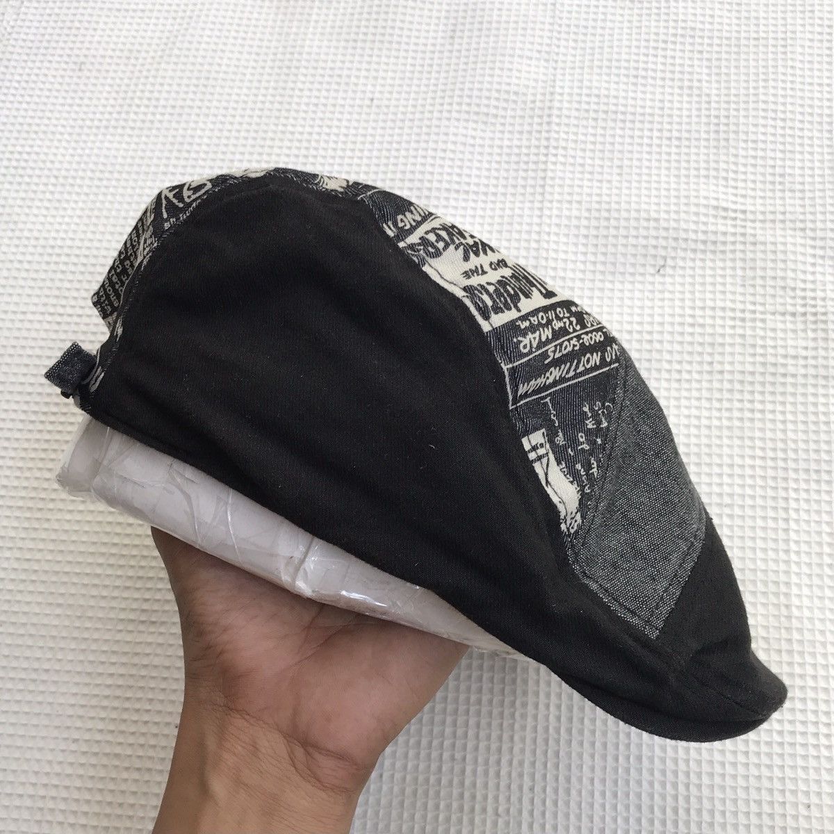If Six Was Nine × Japanese Brand × Le Grande Bleu (L.G.B.) 🔥Sick Y2K style patch work Flat Cap Size ONE SIZE - 5 Thumbnail