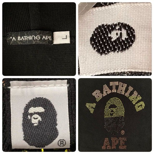 Bape × Swarovski BAPE Swarovski gradient college logo pullover hoodie NIGO Size US L / EU 52-54 / 3 - 8 Thumbnail