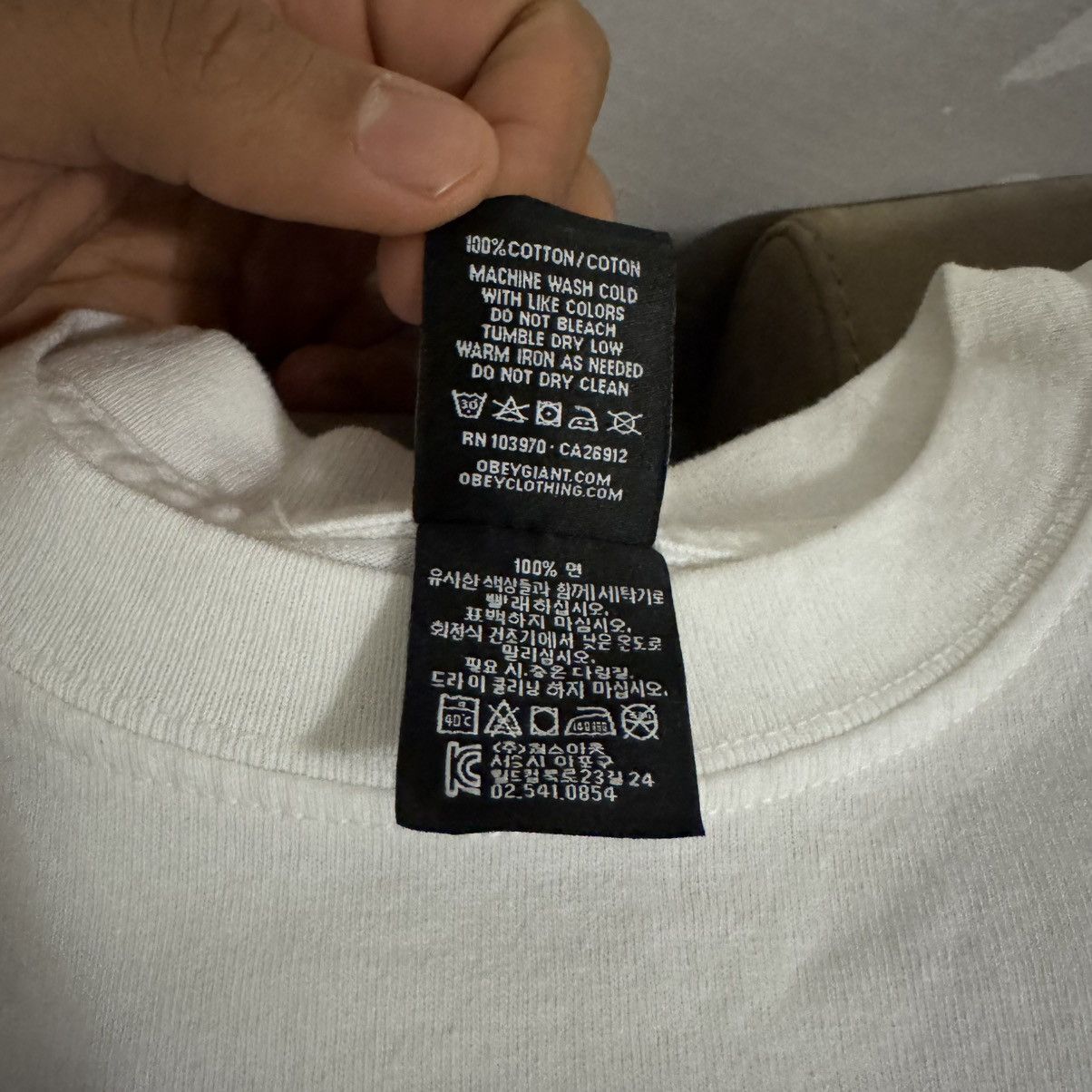 Obey Obey Peace Justice Equality Long Sleeve Tee Size Large Size US L / EU 52-54 / 3 - 6 Thumbnail
