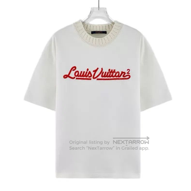 Louis Vuitton Louis Vuitton 22 white logo monogrammed embroidered cotton Size US S / EU 44-46 / 1 - 1 Thumbnail