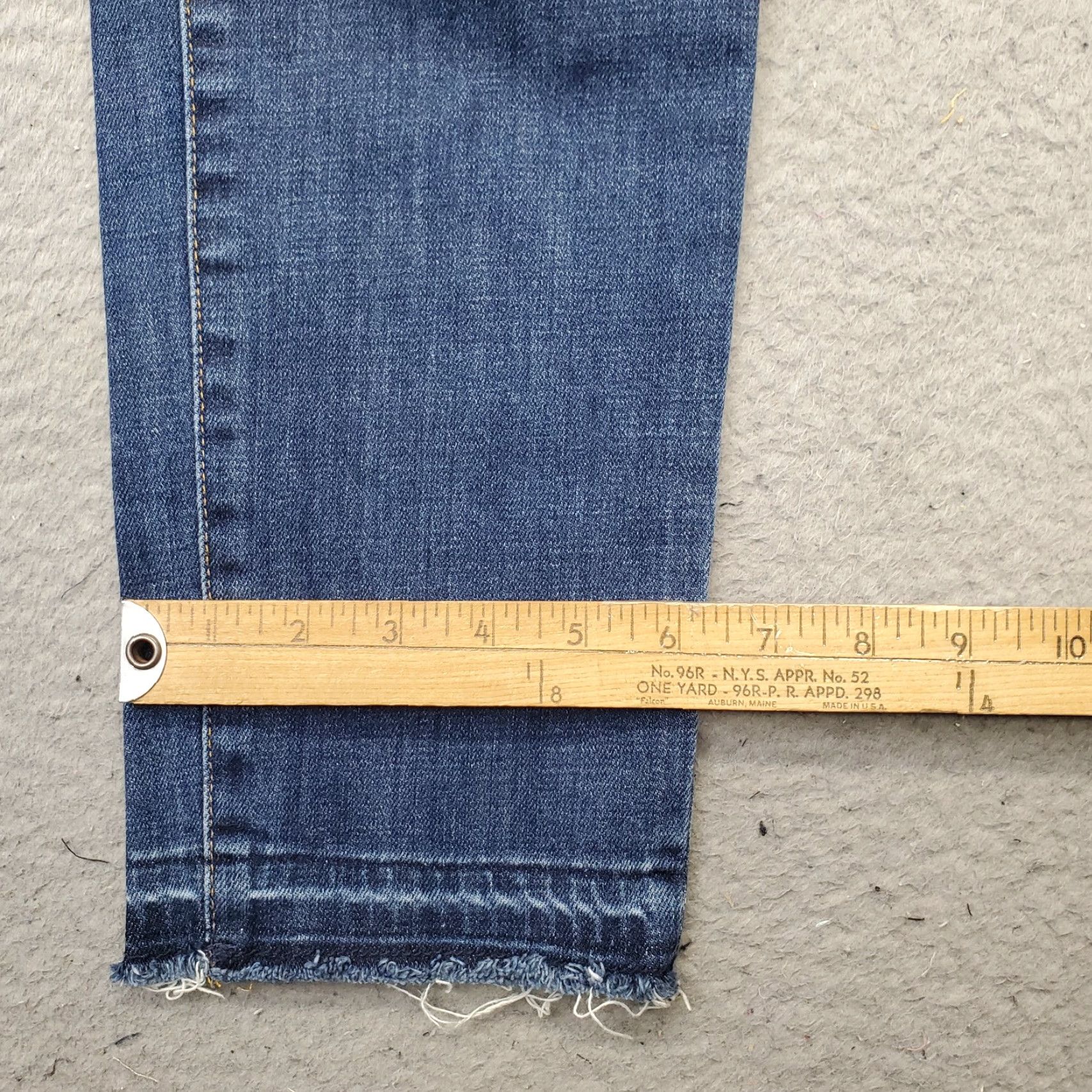 Talbots Talbots Straight Jeans Women 2 Blue Denim Stretch Whiskered Five-Pocket Jeans 5-Pocket Design Size 2 Women Blue Denim Talbots Straight Jeans Women 2 Size 26" / US 2 / IT 38 - 5 Thumbnail