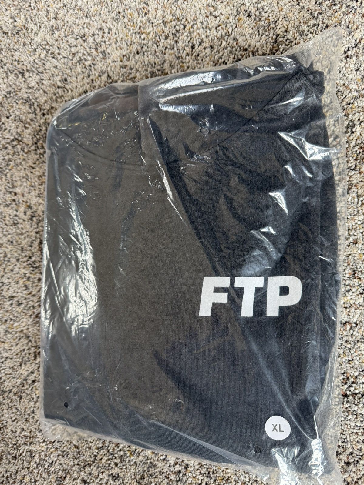 Fuck The Population SIZE XL FTP Overdyed Logo Pullover (Black) Size US XL / EU 56 / 4 - 4 Thumbnail