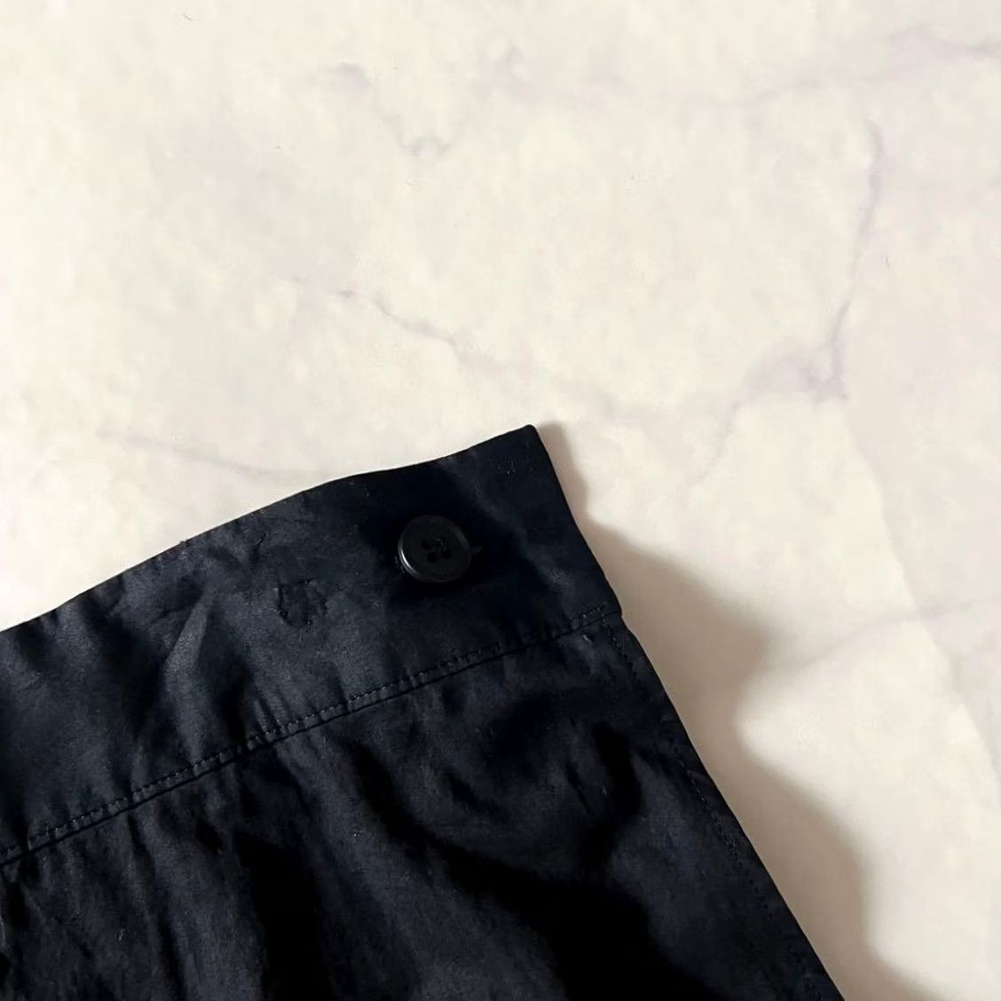 Yohji Yamamoto YOHJI YAMAMOTO HAREM PANTS MEN COLOR BLACK MATERIAL COTTON SIZE S USED Size US 29 - 7 Thumbnail