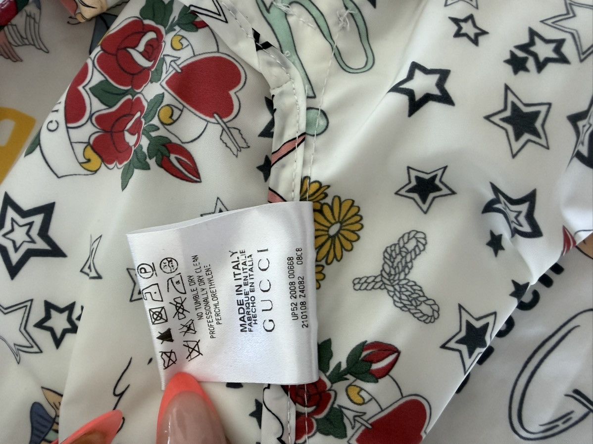 Gucci Vintage 2008 Gucci Tattoo Print Jacket Size US M / EU 48-50 / 2 - 11 Thumbnail