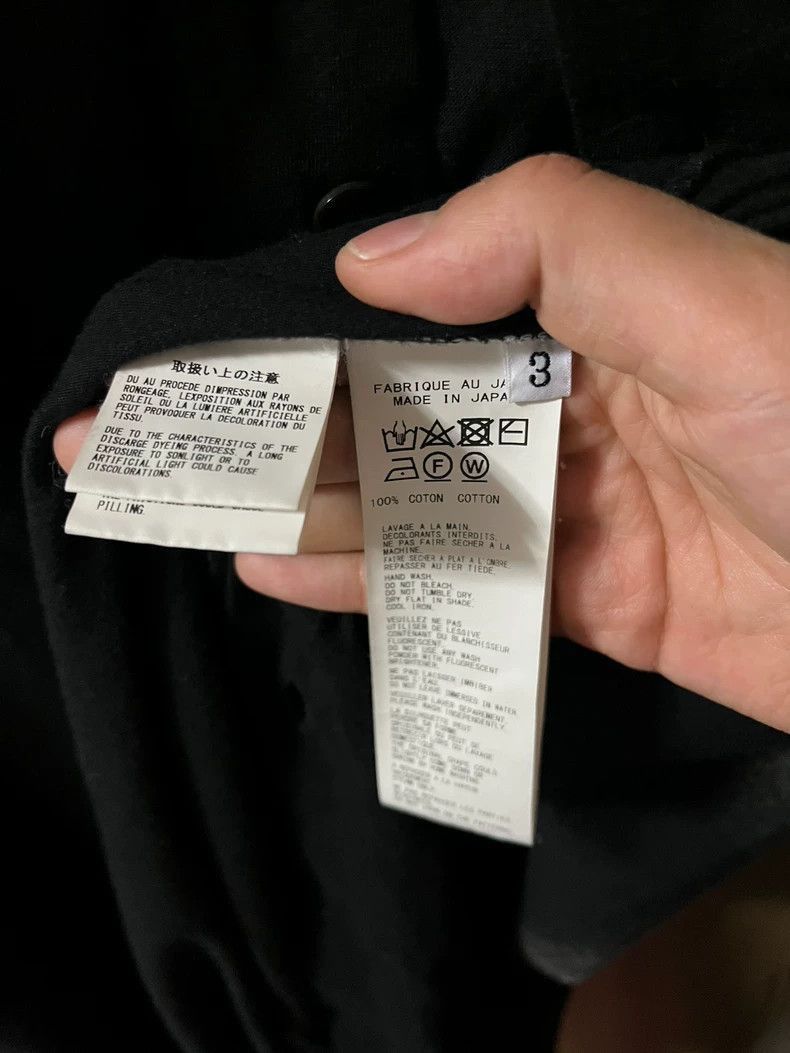 Yohji Yamamoto Yohji Yamamoto Yohji Yamamoto Black Long Sleeve Button Shi Size US M / EU 48-50 / 2 - 5 Thumbnail