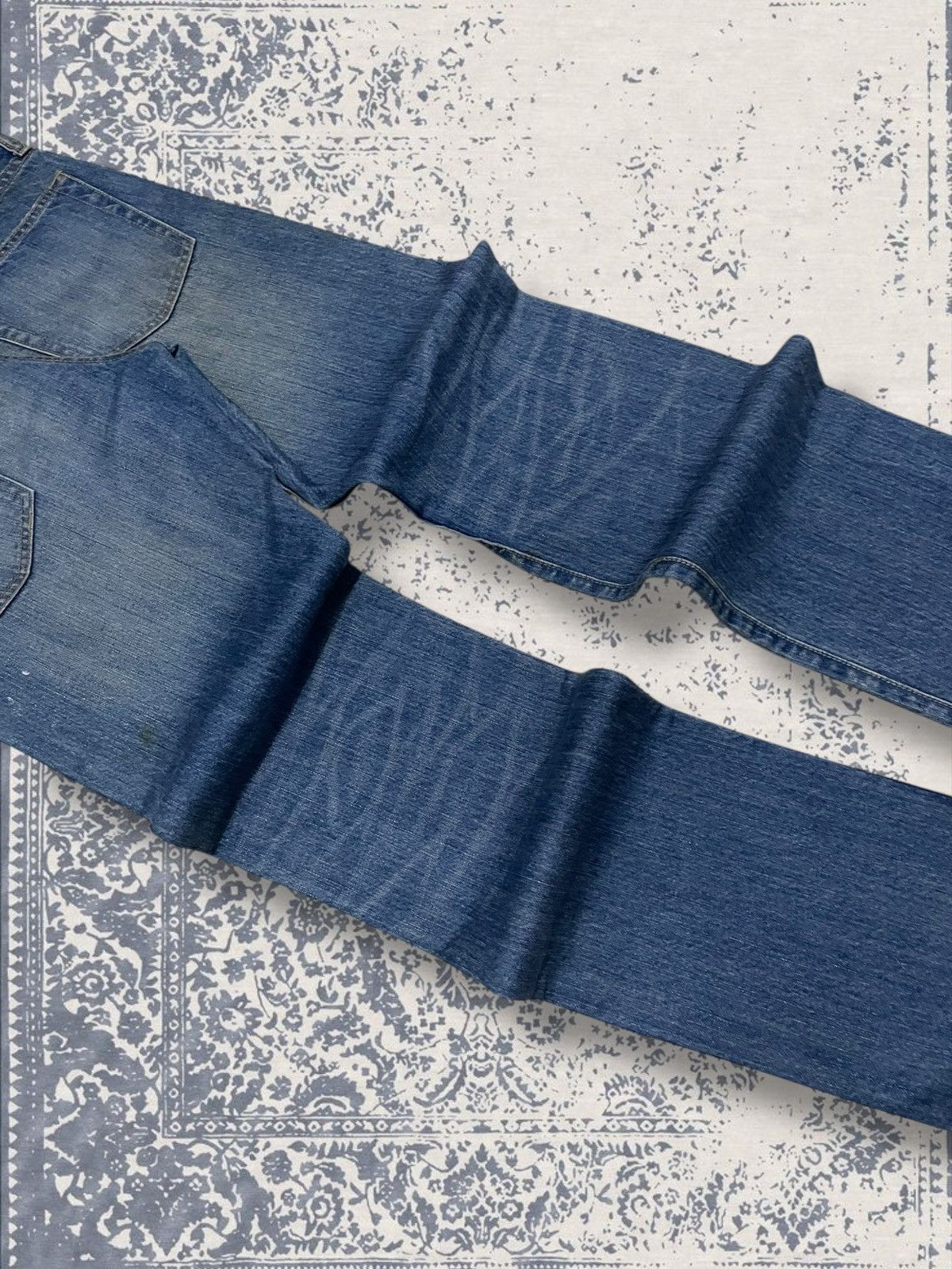 Designer × Japanese Brand × Vintage Vintage 1990s Japan Designer Stooge Distressed Splash Denim Size US 32 / EU 48 - 13 Thumbnail