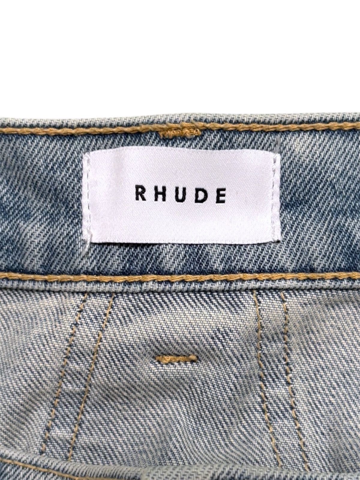 Rhude Rhude Curve Zip Detailed Denim Jeans Size US 32 / EU 48 - 10 Thumbnail