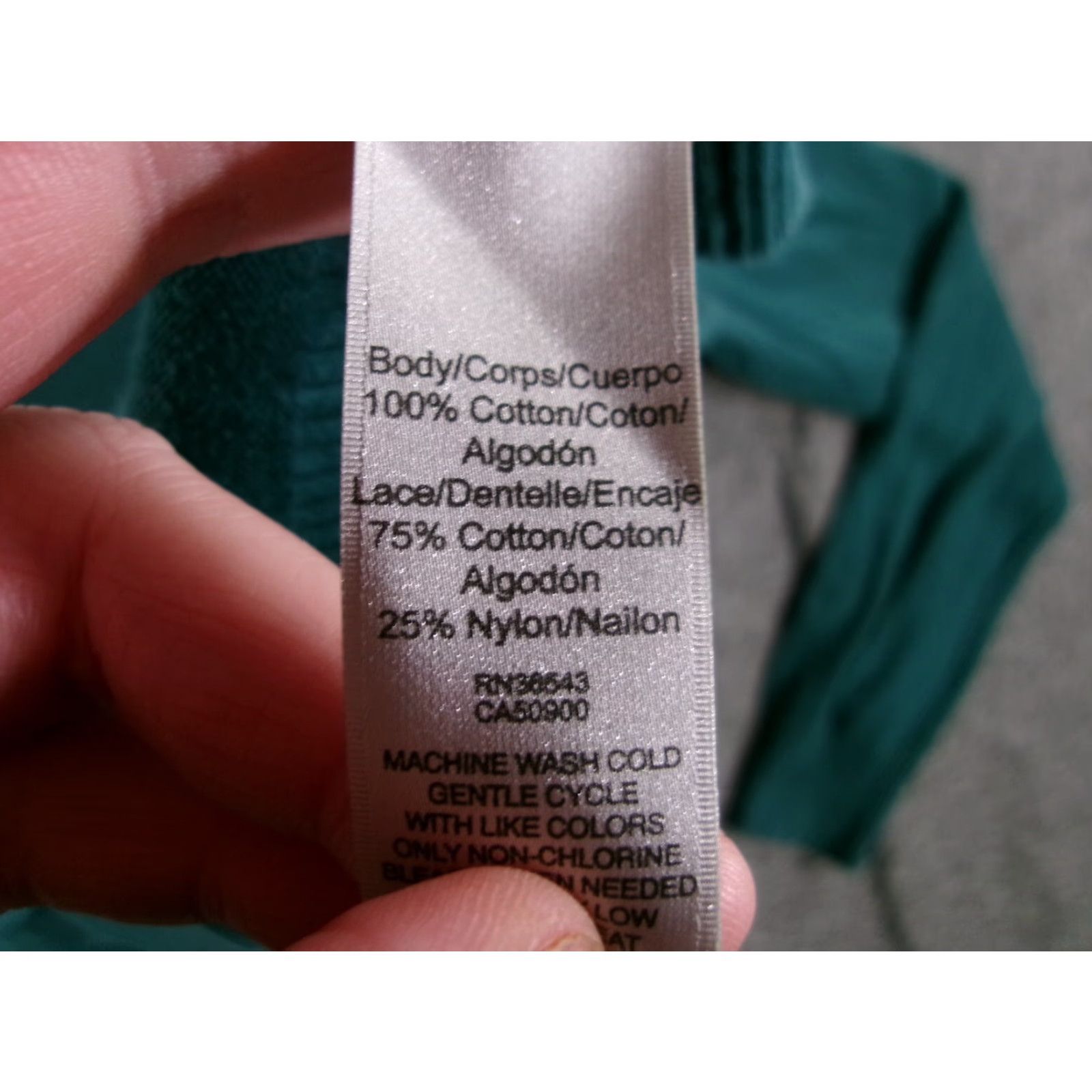 Van Heusen Van Heusen Sweater Women Medium Green Cozy Capsule Everyday Lace Trim Prep Size M / US 6-8 / IT 42-44 - 7 Thumbnail