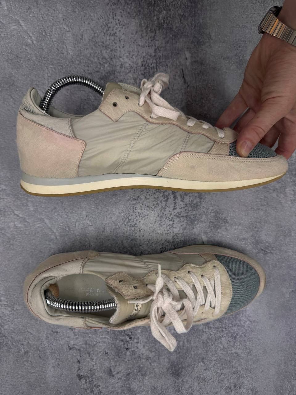 Visvim Philippe Model Men's Tropez Low Suede Mesh Sneakers Size 40 Size US 7.5 / EU 40-41 - 7 Thumbnail