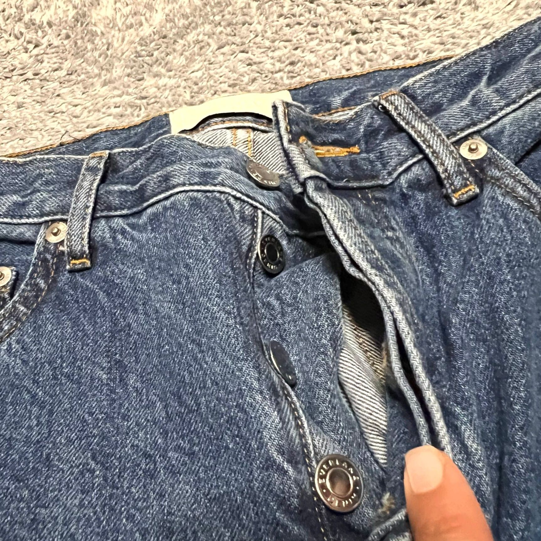 Everlane Everlane Jeans Womens 27 Ankle 90s High Rise Cropped Blue Denim Pants Womens Jeans 27 Ankle Cropped Blue Denim 90s Size 27" / US 4 / IT 40 - 2 Thumbnail