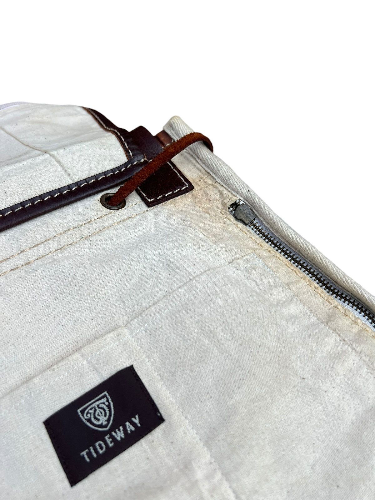 Leather Tideway Japan Muddy Stains Canvas Leather Hybrid Backpack Size ONE SIZE - 22 Thumbnail