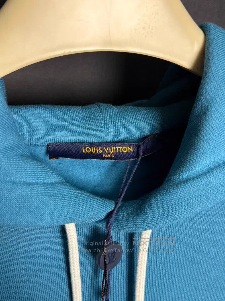 Louis Vuitton Louis Vuitton Lake Blue Hoodie Size US S / EU 44-46 / 1 - 4 Thumbnail