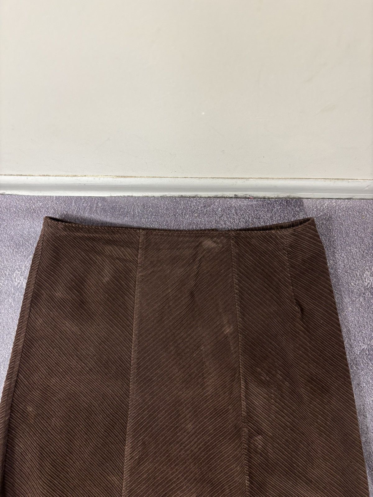 Missoni Missoni Vintage Women’s Brown Corduroy A-Line Midi Skirt Size 34" / US 12 / IT 48 - 7 Thumbnail