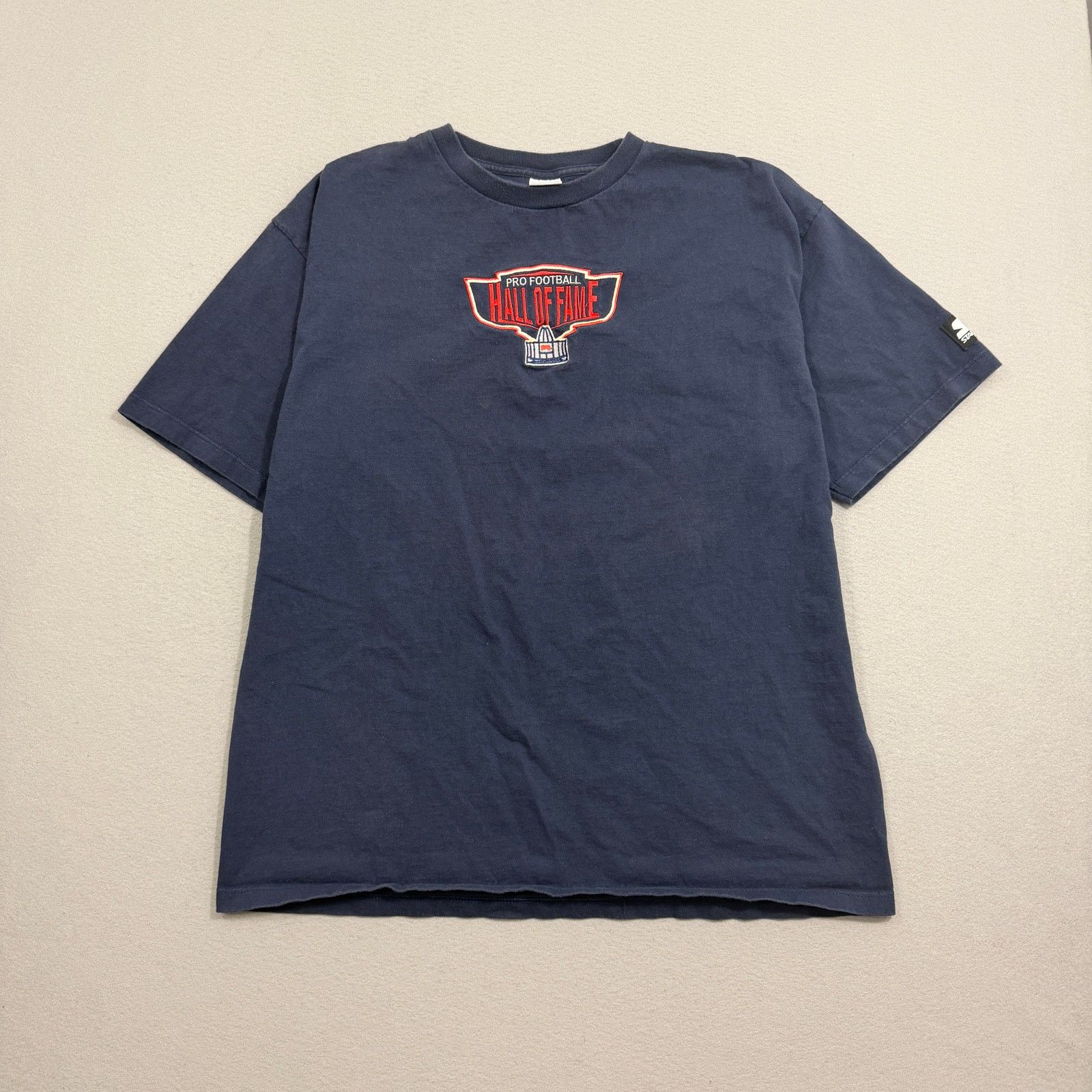 Vintage Vintage Pro Football Hall of Fame Shirt Men's XL Blue 90s Size US XL / EU 56 / 4 - 1 Thumbnail