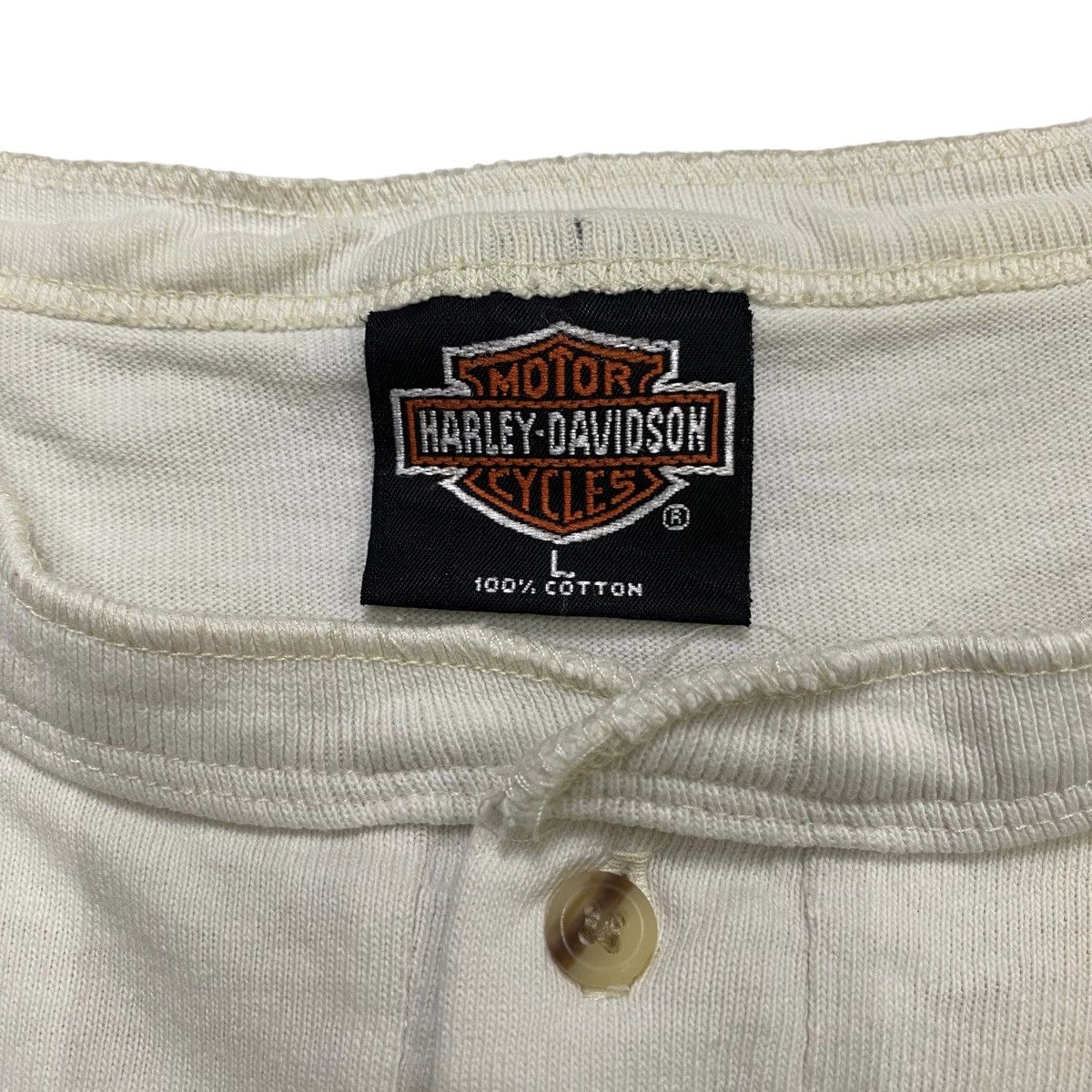 Harley Davidson × Vintage Vintage 70s Harley Davidson Henly short sleeve tee Size US L / EU 52-54 / 3 - 8 Thumbnail