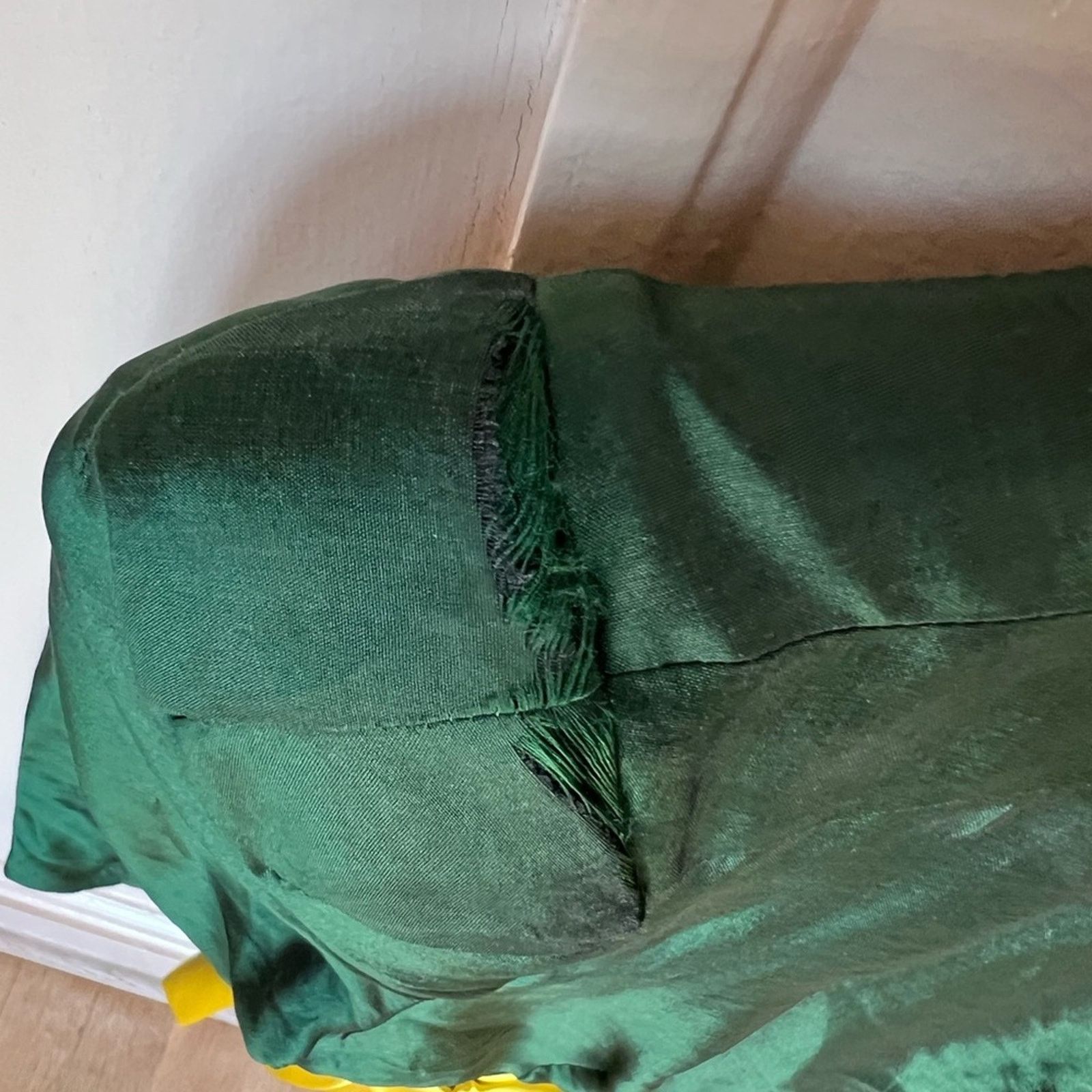 Toga Toga Archives Japanese silk green & yellow blouse pockets Size XS / US 0-2 / IT 36-38 - 5 Thumbnail