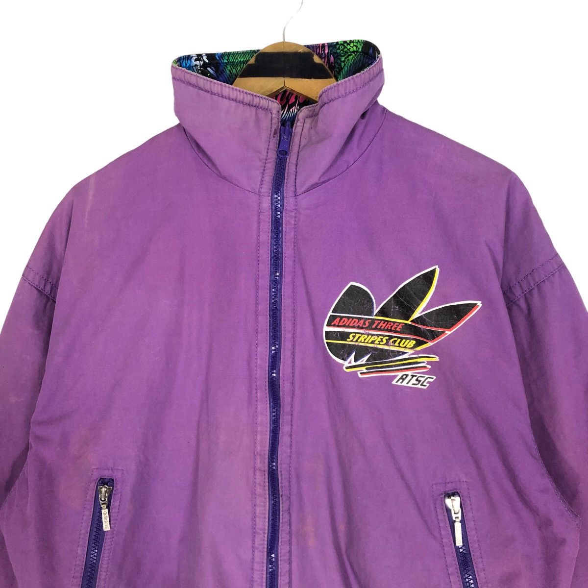 Adidas Vintage 80s Adidas Originals Reversible Nylon Light Jacket Size US L / EU 52-54 / 3 - 6 Thumbnail