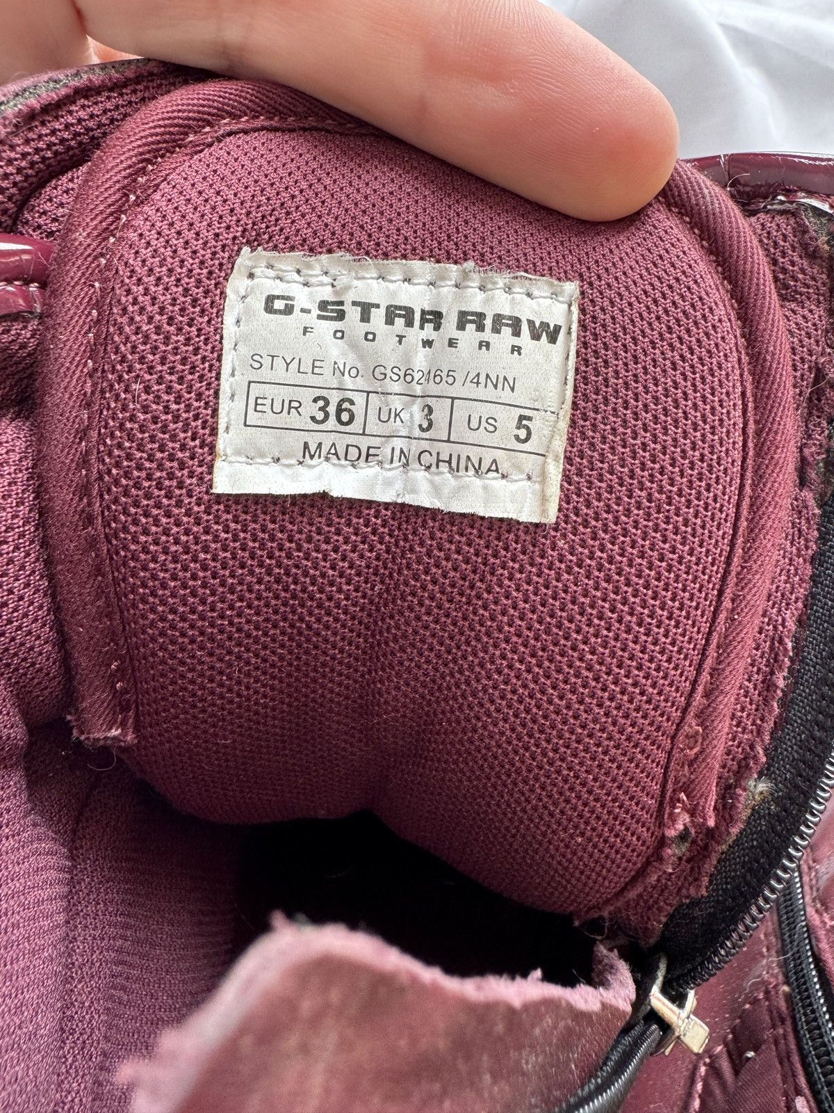 G-Star G-Star Raw Vintage Y2K Hi Top Wedge Sneakers Size US 6 / IT 36 - 11 Thumbnail