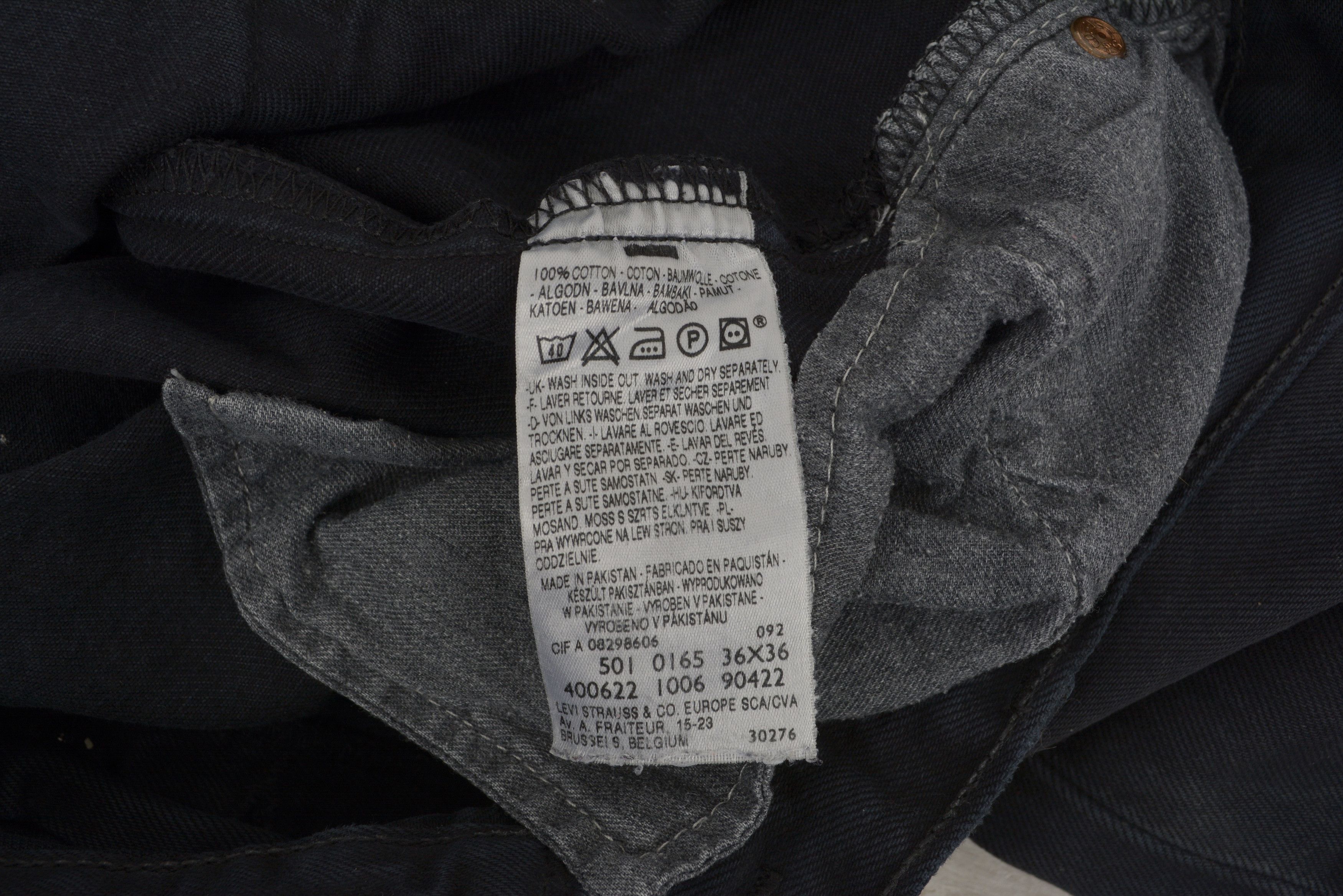 Levi's LEVI'S STRAUSS 501 Vintage 2006 Men's W36 L36 Black Jeans Size US 36 / EU 52 - 10 Thumbnail