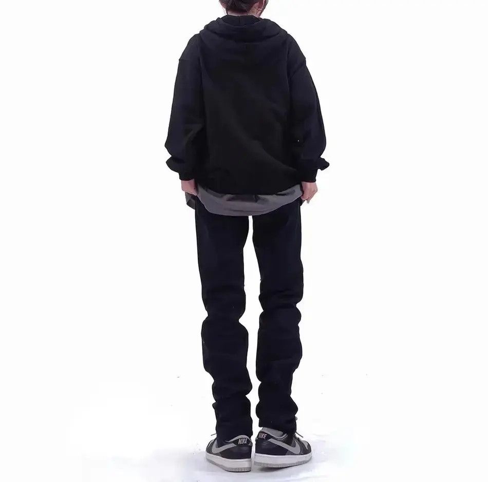 Japanese Brand Mens Skinny Jeans Street Black Hole Slim Fit Size US 32 / EU 48 - 4 Thumbnail