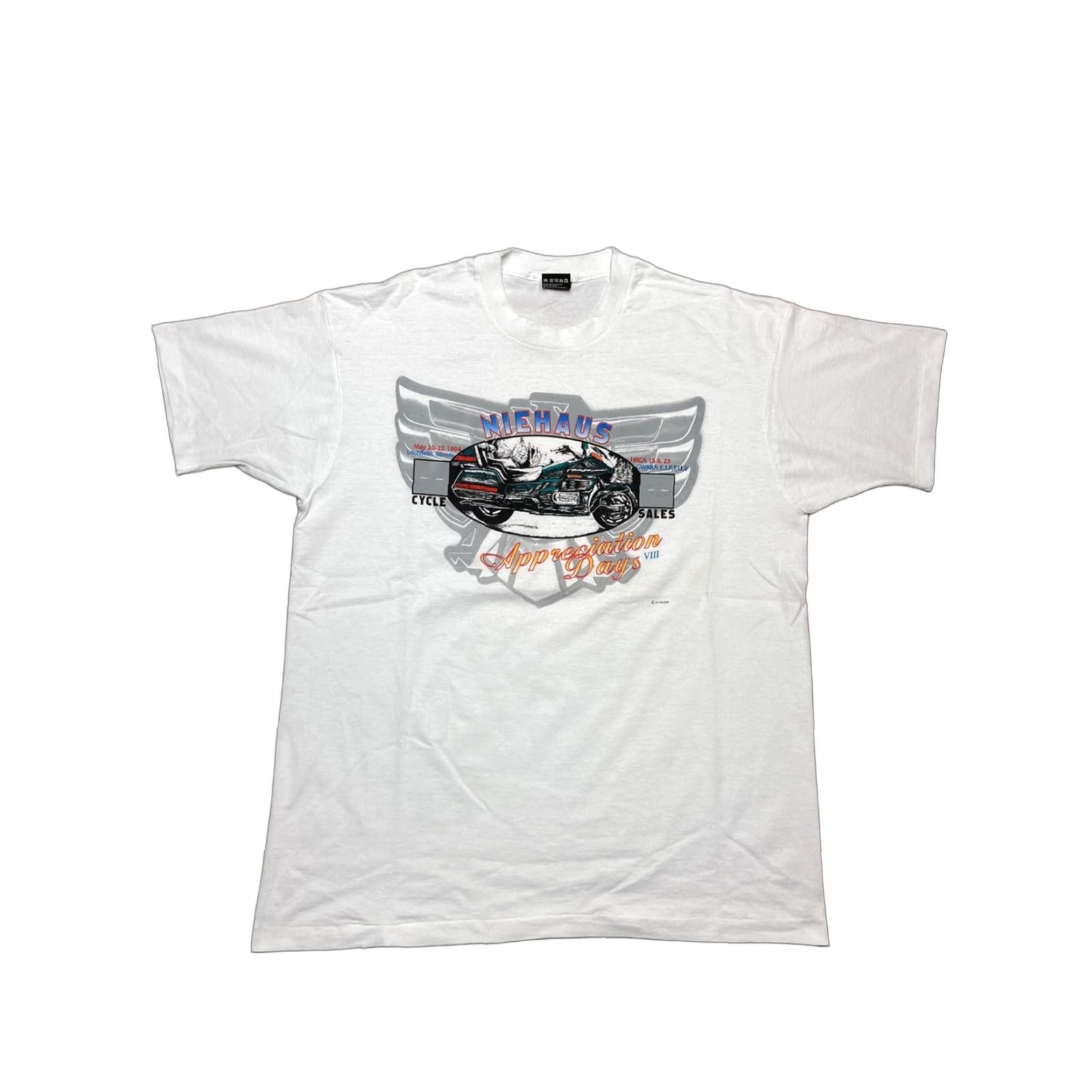 Honda VINTAGE Honda 90s Gold Wing T Shirt XL Mens Illinois Niehaus 1994 Appreciation Days Size US XL / EU 56 / 4 - 1 Thumbnail