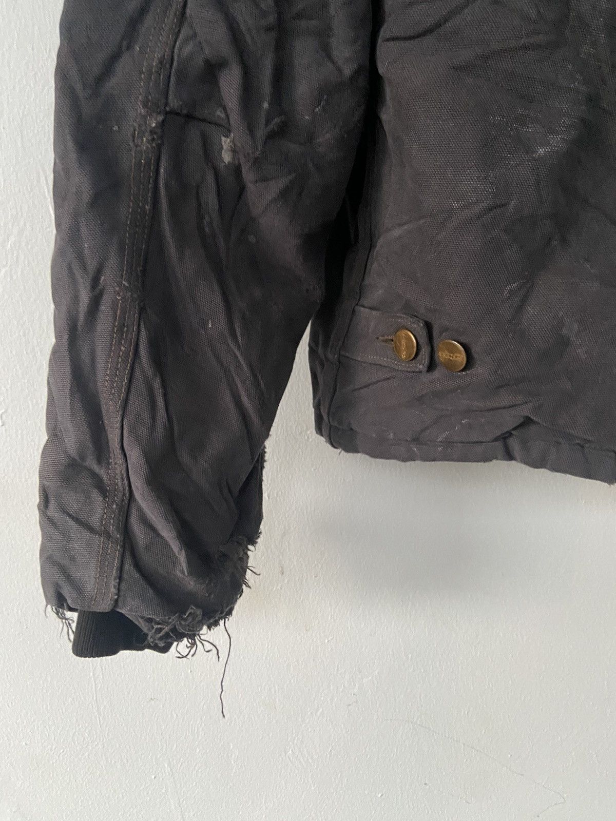 Carhartt × Vintage Carhartt detroit thrashed work jacket Size US XL / EU 56 / 4 - 6 Thumbnail