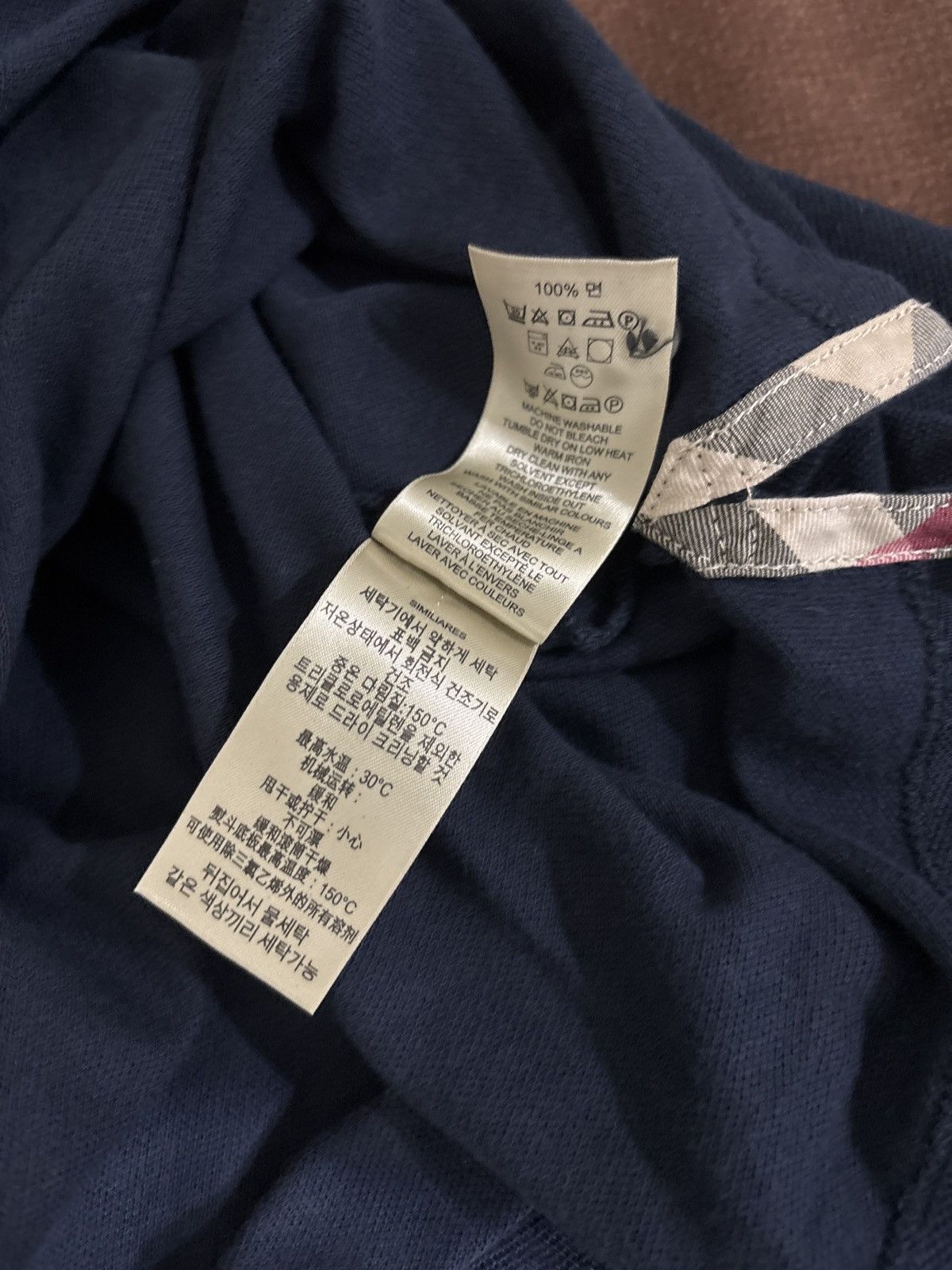 Burberry Burberry Navy Polo Shirt Size US S / EU 44-46 / 1 - 4 Thumbnail