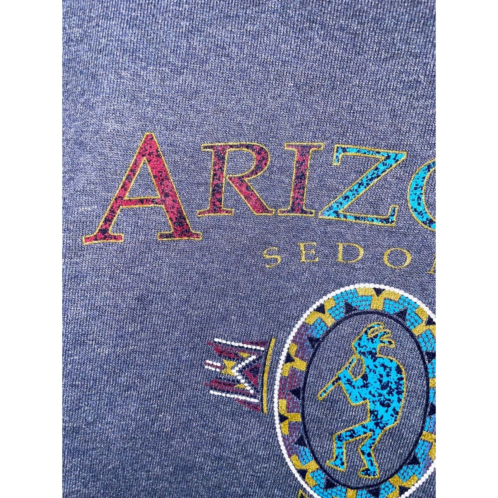 Jerzees Vintage Kokopelli Shirt Arizona Sedona AZ Aborginal Tee 90s Size US L / EU 52-54 / 3 - 4 Thumbnail