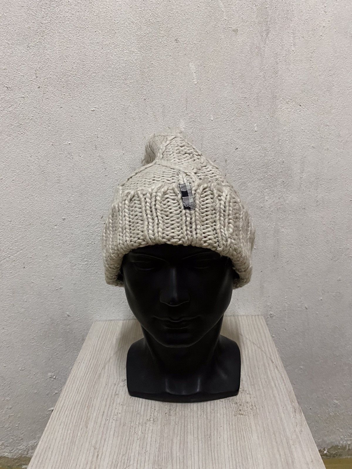 Japanese Brand Japanese Brand Crochet Beanie Hat Size ONE SIZE - 2 Thumbnail