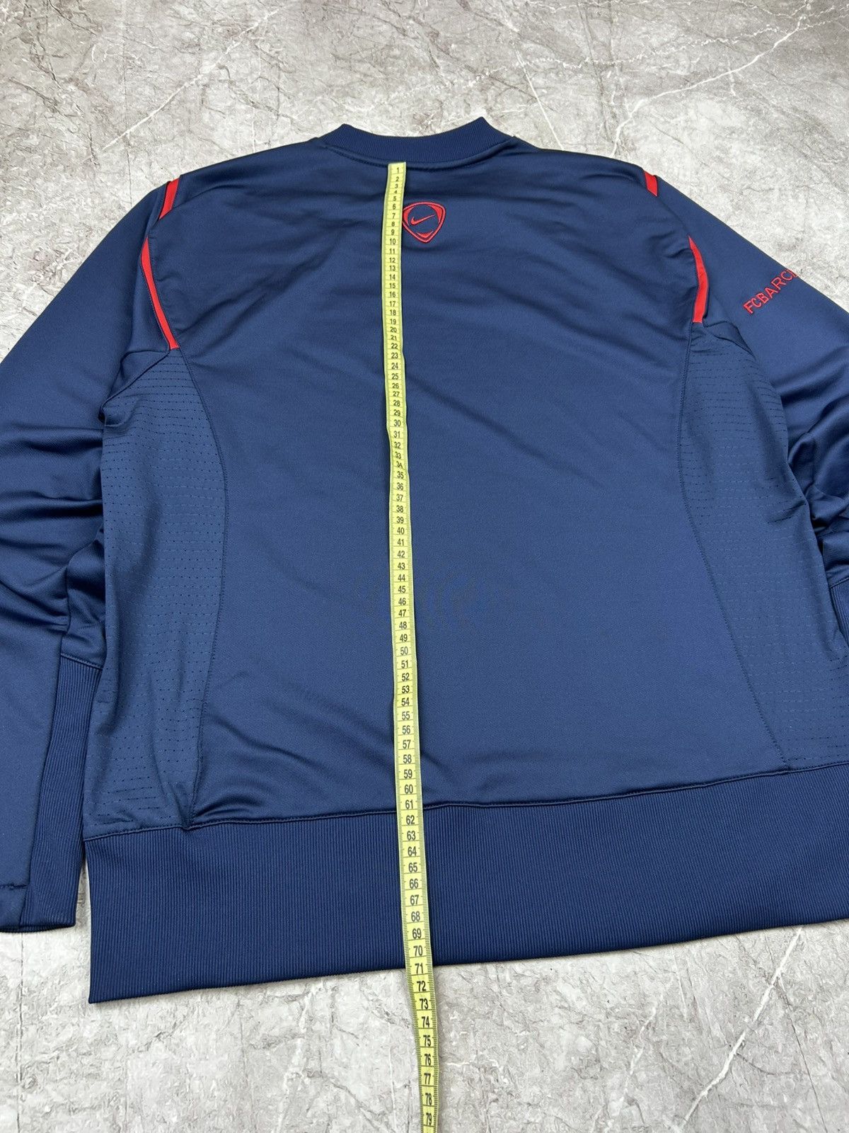 Nike Vintage 90s F. C. Barcelona Nike Soccer Sweatshirt Rare Y2K Size US XL / EU 56 / 4 - 12 Thumbnail
