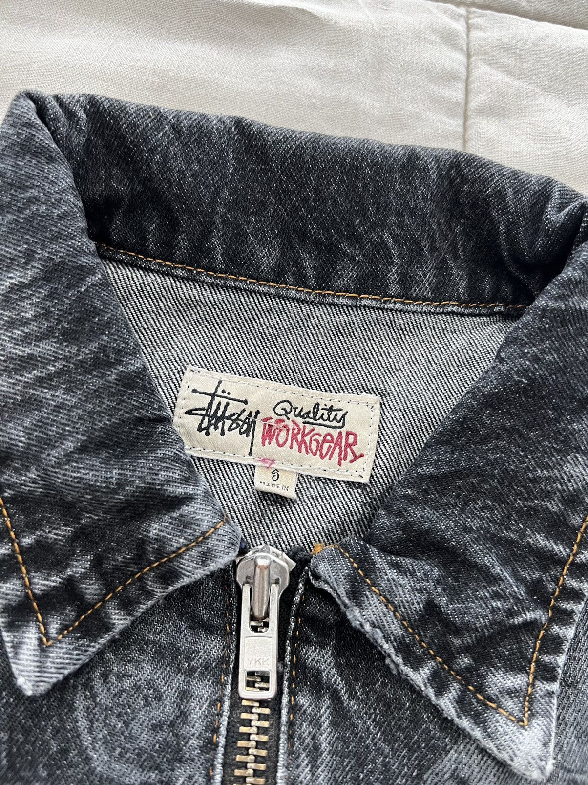Stussy Rare Stussy x Lance Mountain Denim Work Jacket Small Size US S / EU 44-46 / 1 - 3 Thumbnail