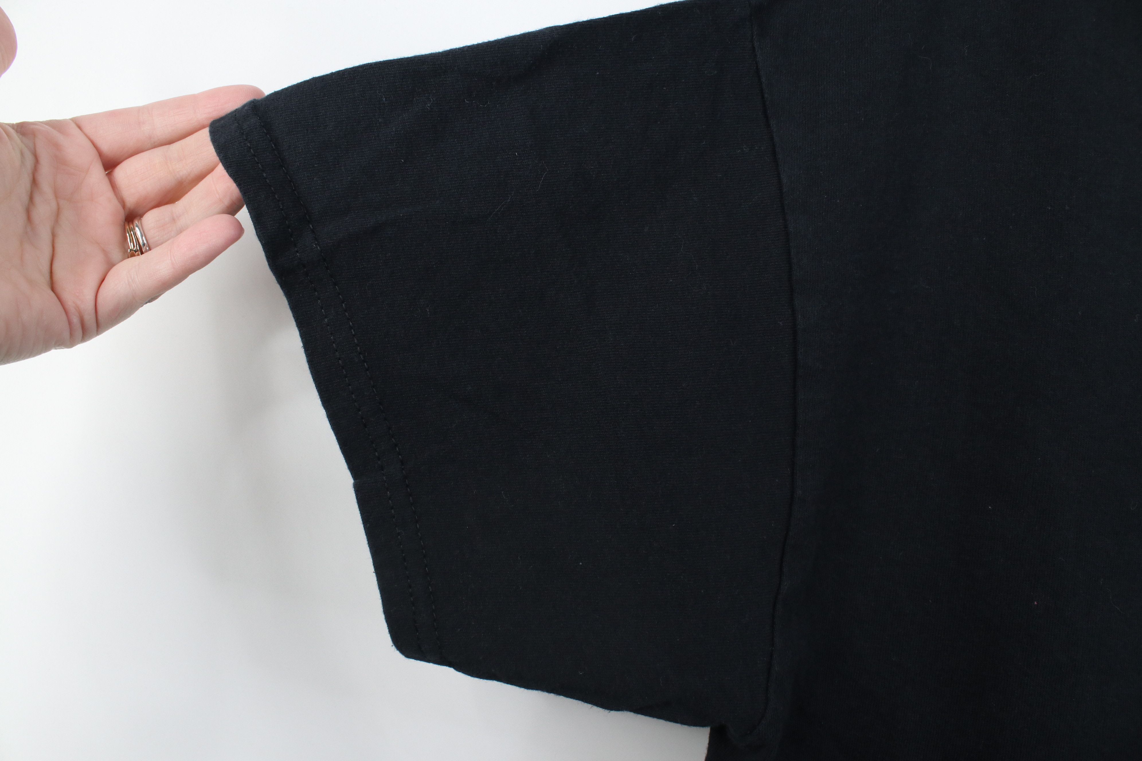 Vintage Vintage 90s Streetwear Cotton Short Sleeve T-Shirt Black Size US L / EU 52-54 / 3 - 5 Thumbnail