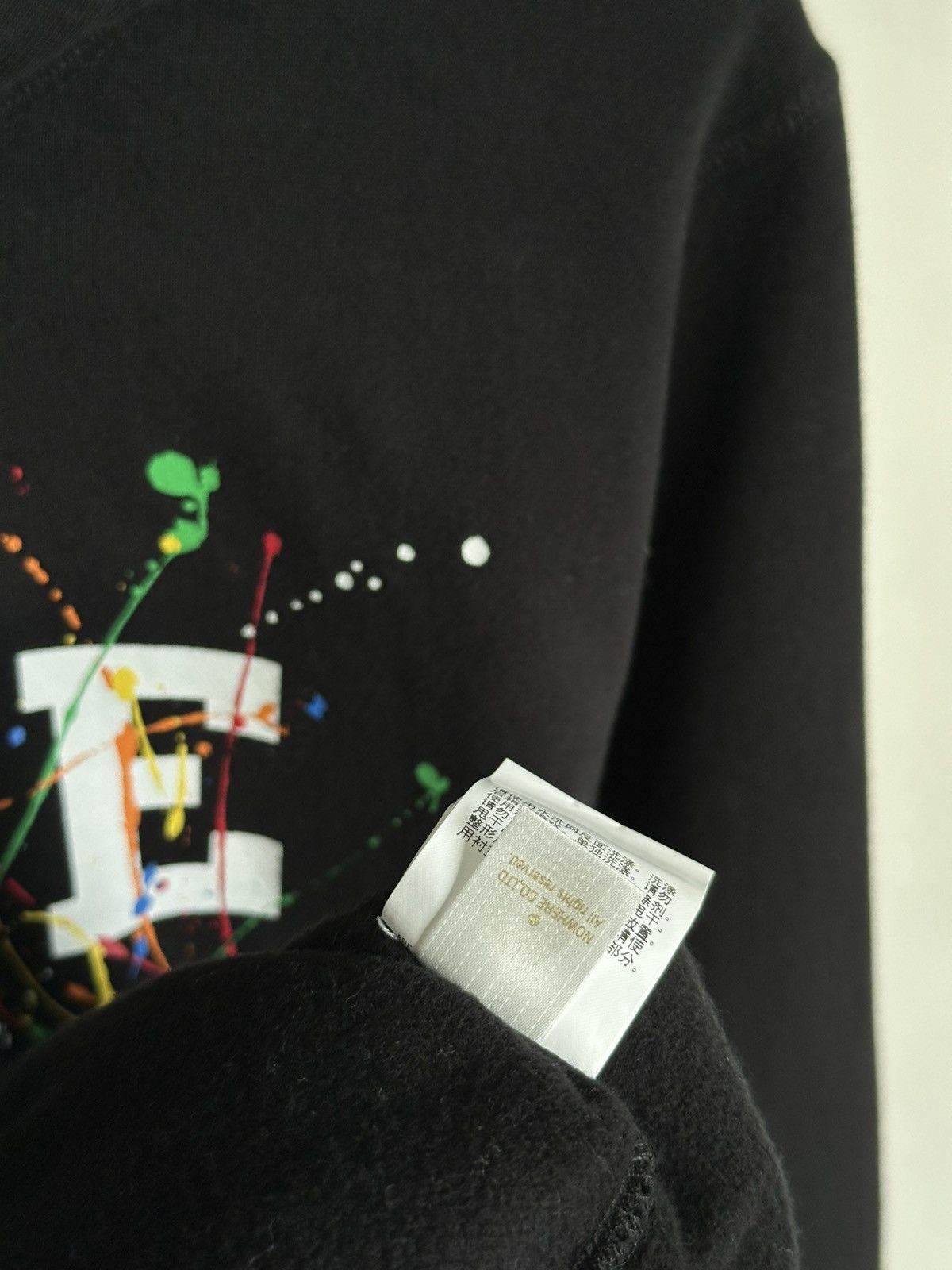 Bape Bape Paint Splatter Hoodie Black Size US L / EU 52-54 / 3 - 10 Thumbnail