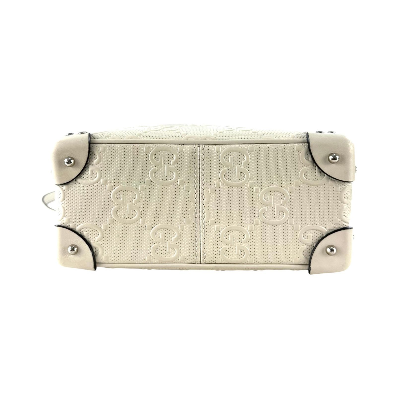 Gucci Gucci Ivory GG Embossed Shoulder Bag Size ONE SIZE - 6 Thumbnail