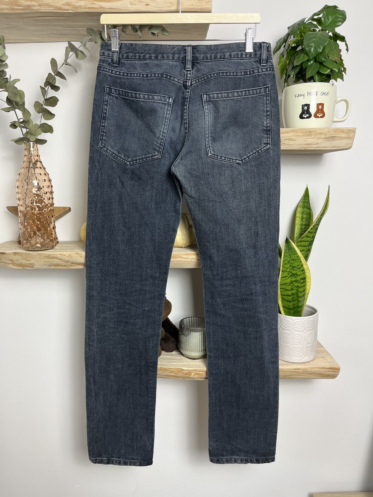 Raf Simons Raf By Raf Simons Washed grey Denim Jeans archive faded Size US 30 / EU 46 - 2 Thumbnail