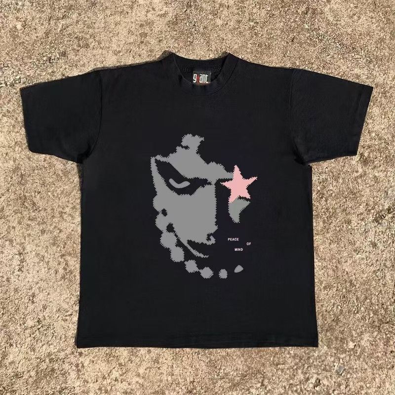 Japanese Brand × Vintage Black street fashion casual retro devil face print t-shirt Size US M / EU 48-50 / 2 - 1 Thumbnail