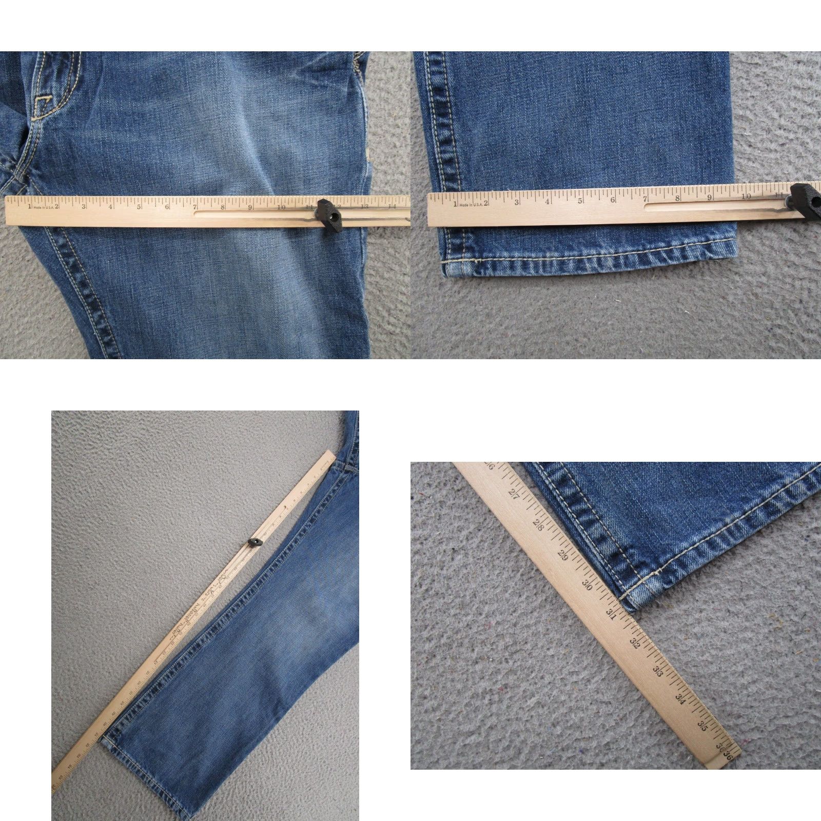Ariat Ariat Jeans Mens Size 40x32 Blue M4 Low Rise Boot Bootcut Western Workwear Jeans Size US 40 / EU 56 - 8 Thumbnail