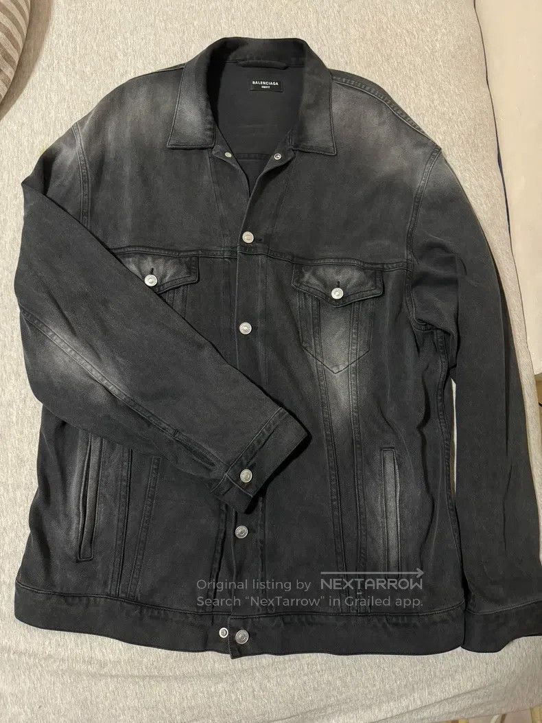 Balenciaga Balenciaga Denim Jacket Size US M / EU 48-50 / 2 - 1 Thumbnail