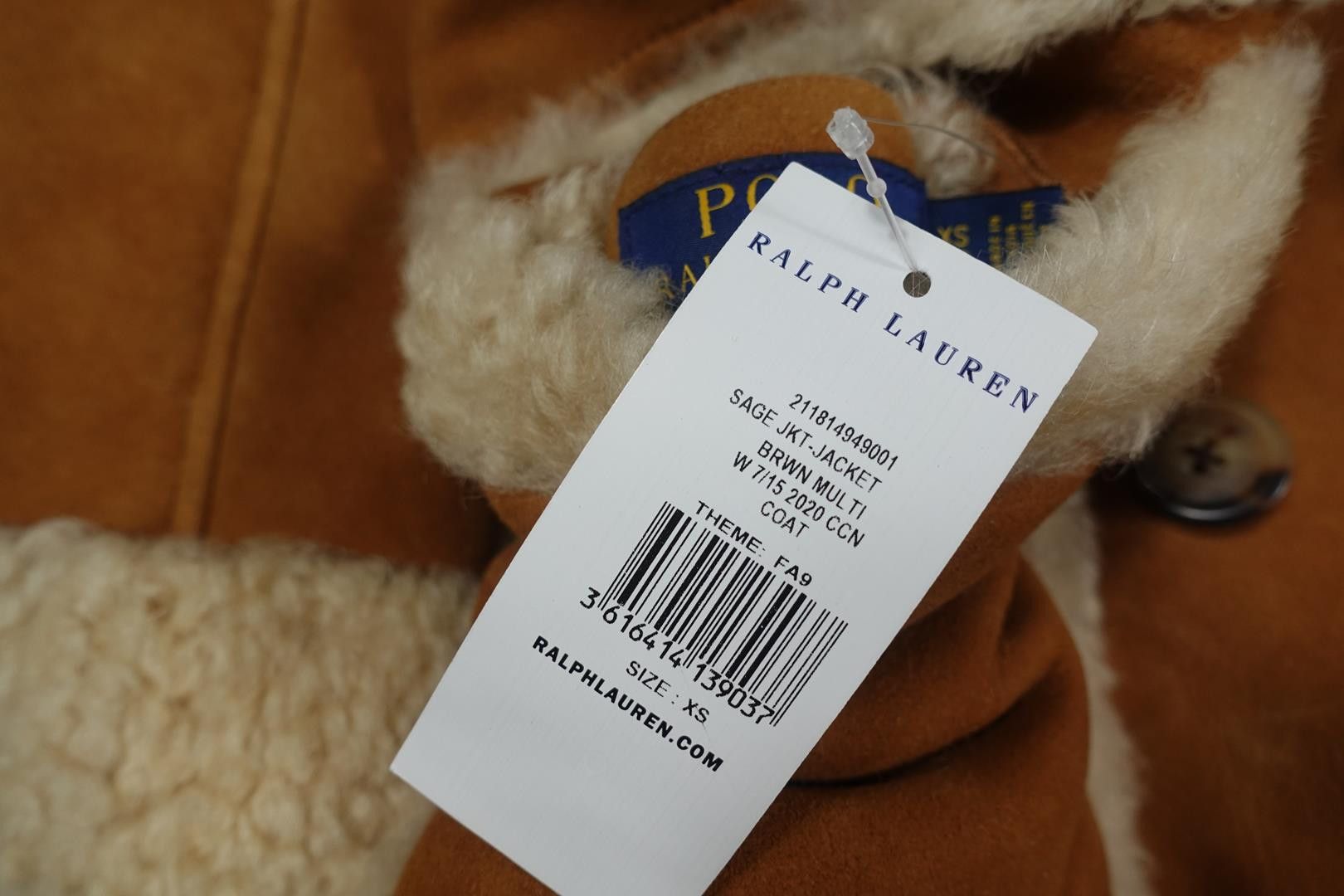 Polo Ralph Lauren Polo Ralph Lauren Jacket Coat Leather Suede Shearling NWT XS Size XS / US 0-2 / IT 36-38 - 3 Thumbnail