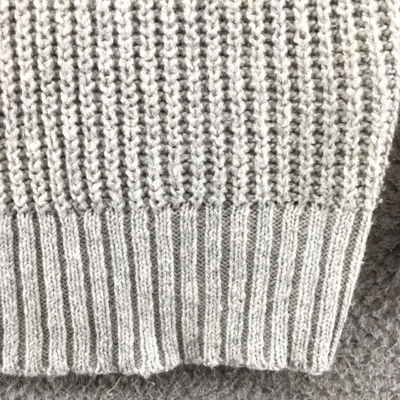 American Eagle Outfitters American Eagle Outfitters Pullover Sweater Womens XS Gray Cotton Blend Long Sleeve Knitted V-Neck Casual cardigans? Size XS / US 0-2 / IT 36-38 - 7 Thumbnail