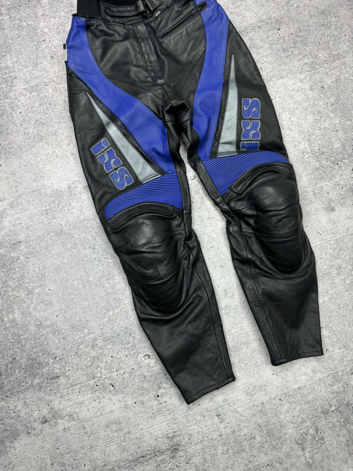 Genuine Leather Vintage IXS Racing Moto Genuine Leather Professional Pants Size 26" / US 2 / IT 38 - 2 Thumbnail