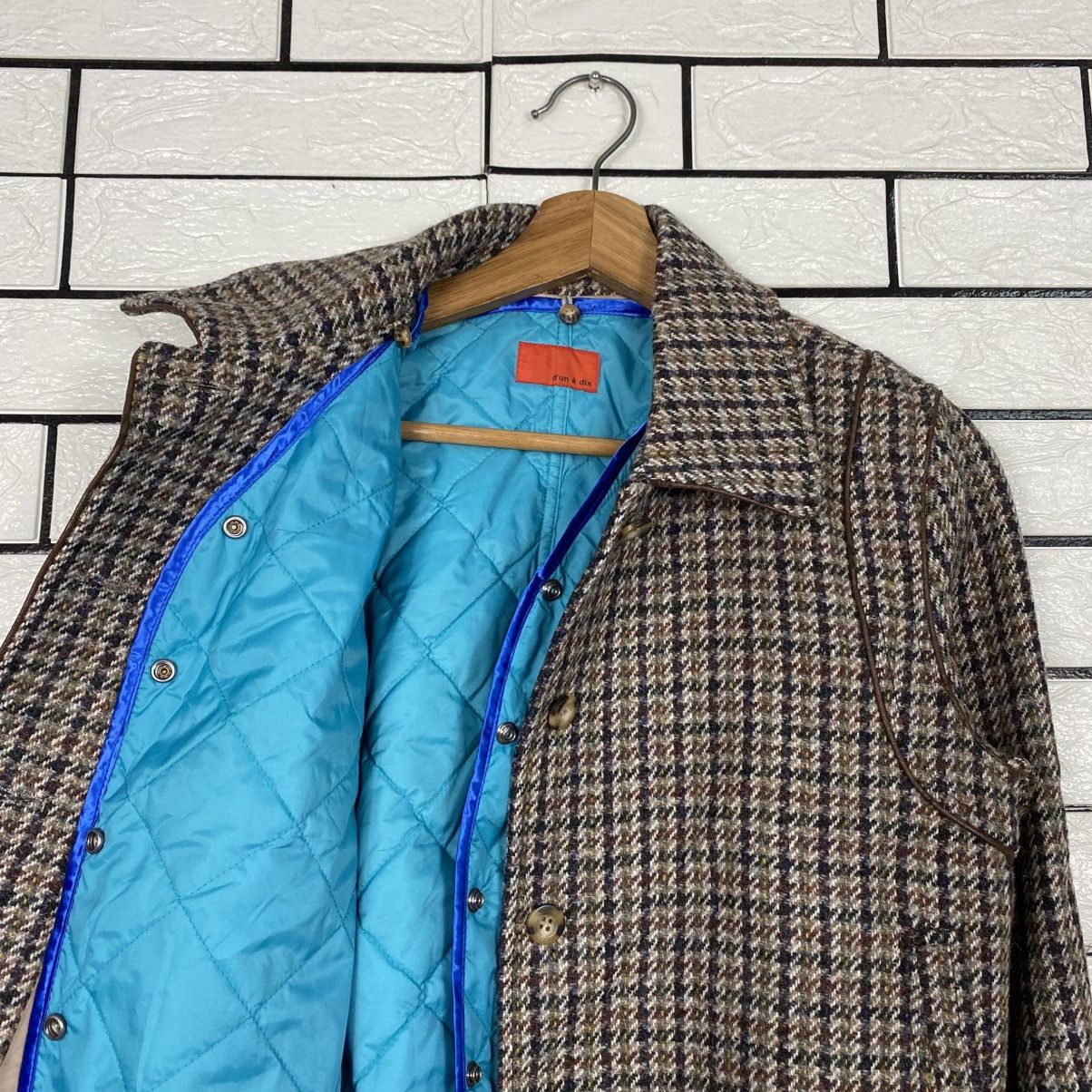 Harris Tweed 📌Vintage Wool Bomber Jacket Harris Tweed Tartan Design Size US M / EU 48-50 / 2 - 14 Thumbnail